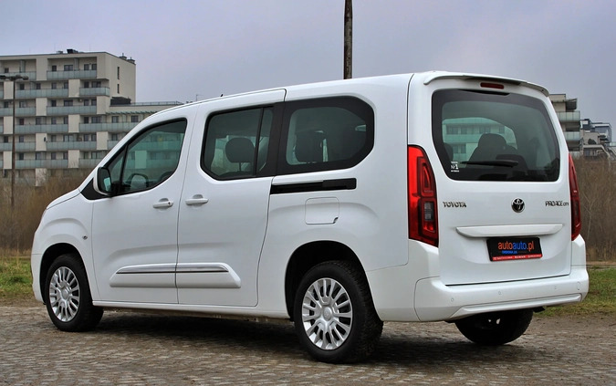 Toyota Proace City Verso cena 89899 przebieg: 69900, rok produkcji 2021 z Sławno małe 172